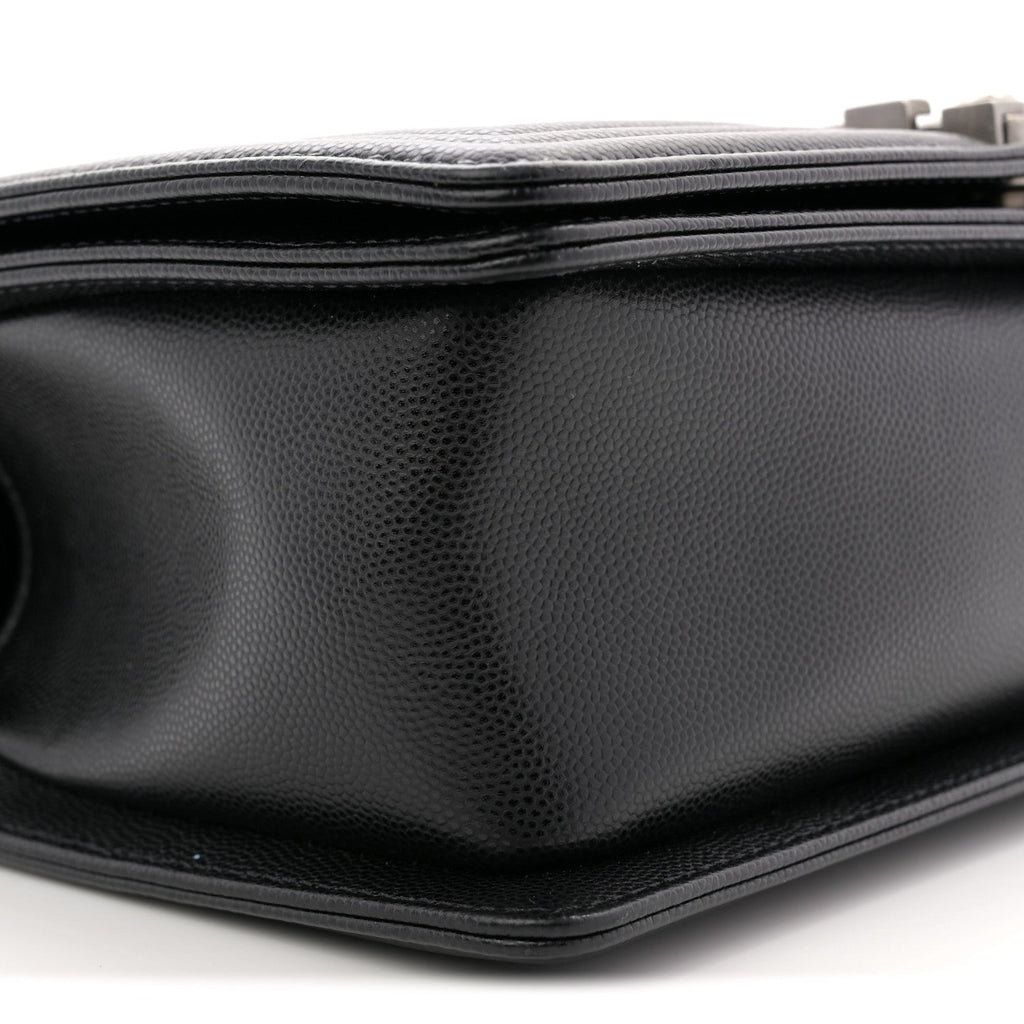 Chanel Caviar Quilted Medium Boy Flap Black
