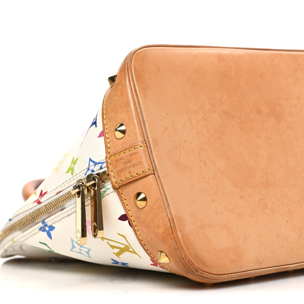 Louis Vuitton Monogram Multicolor Alma White