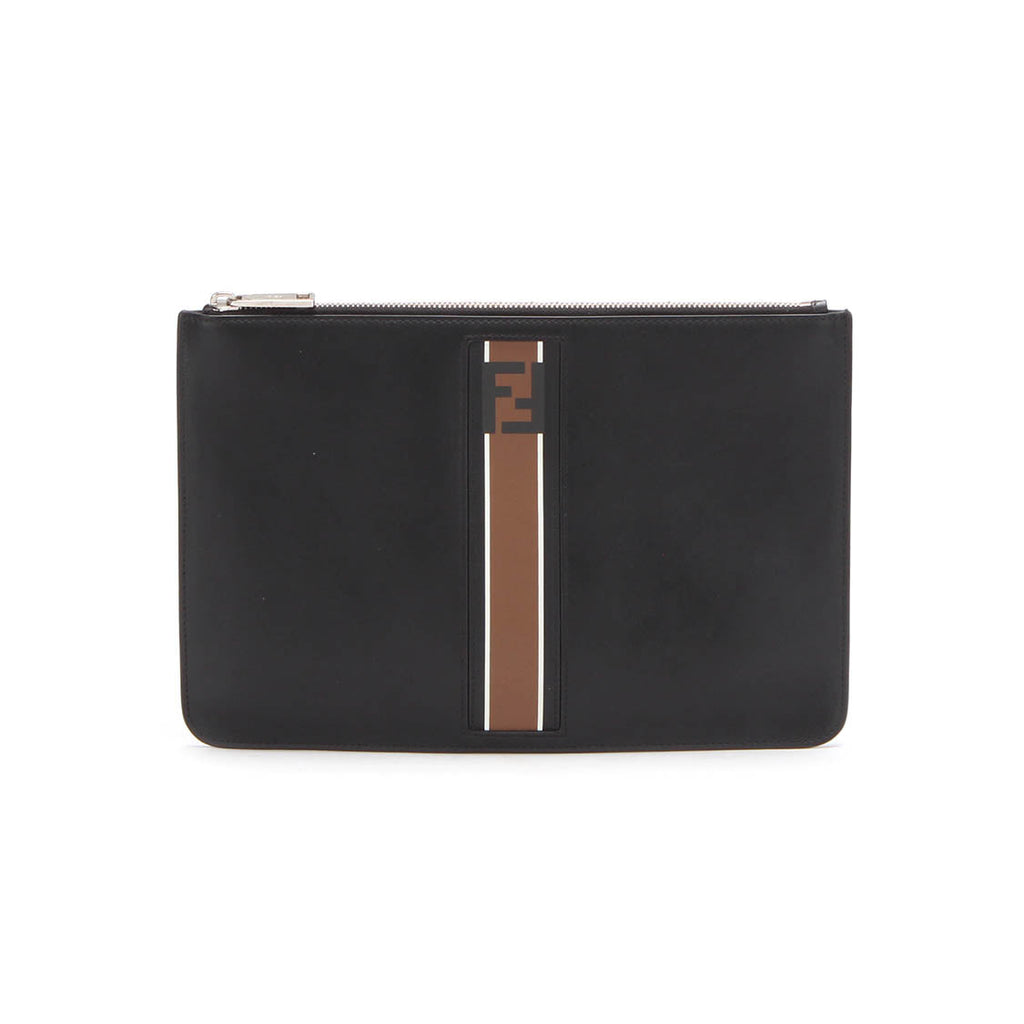 Fendi Leather Clutch Bag - '10s