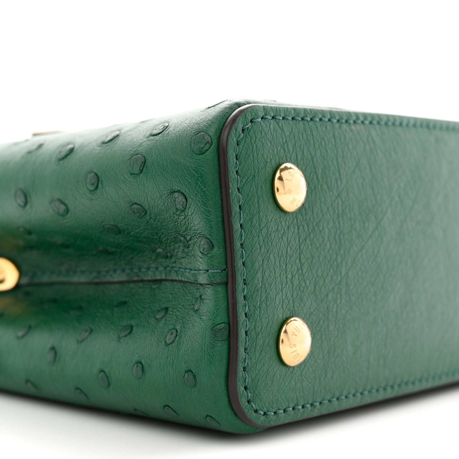 Louis Vuitton Ostrich Capucines Mini Mint