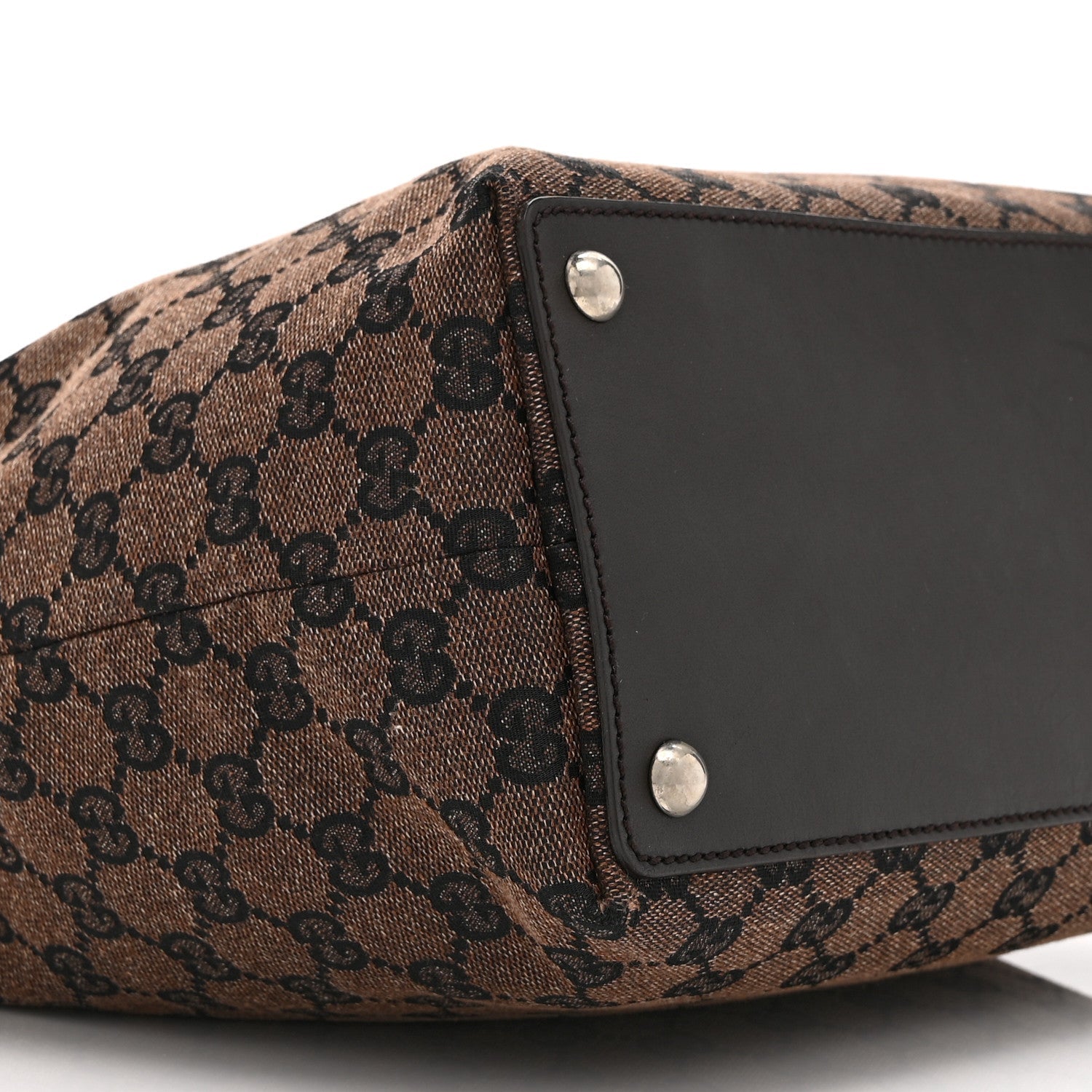 Gucci Monogram Large Eclipse Tote Dark Brown
