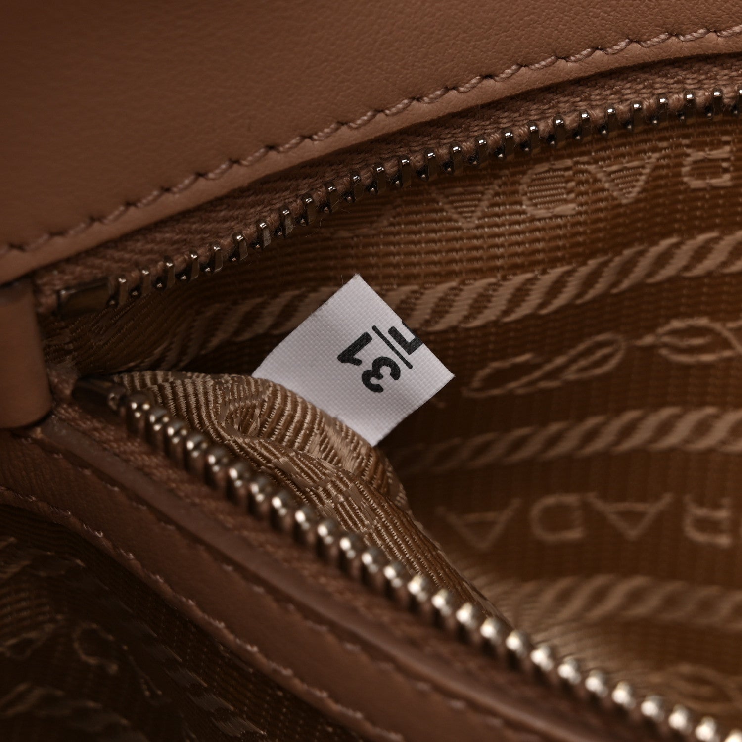 Prada Soft Calfskin Diagramme Camera Bag Cipria