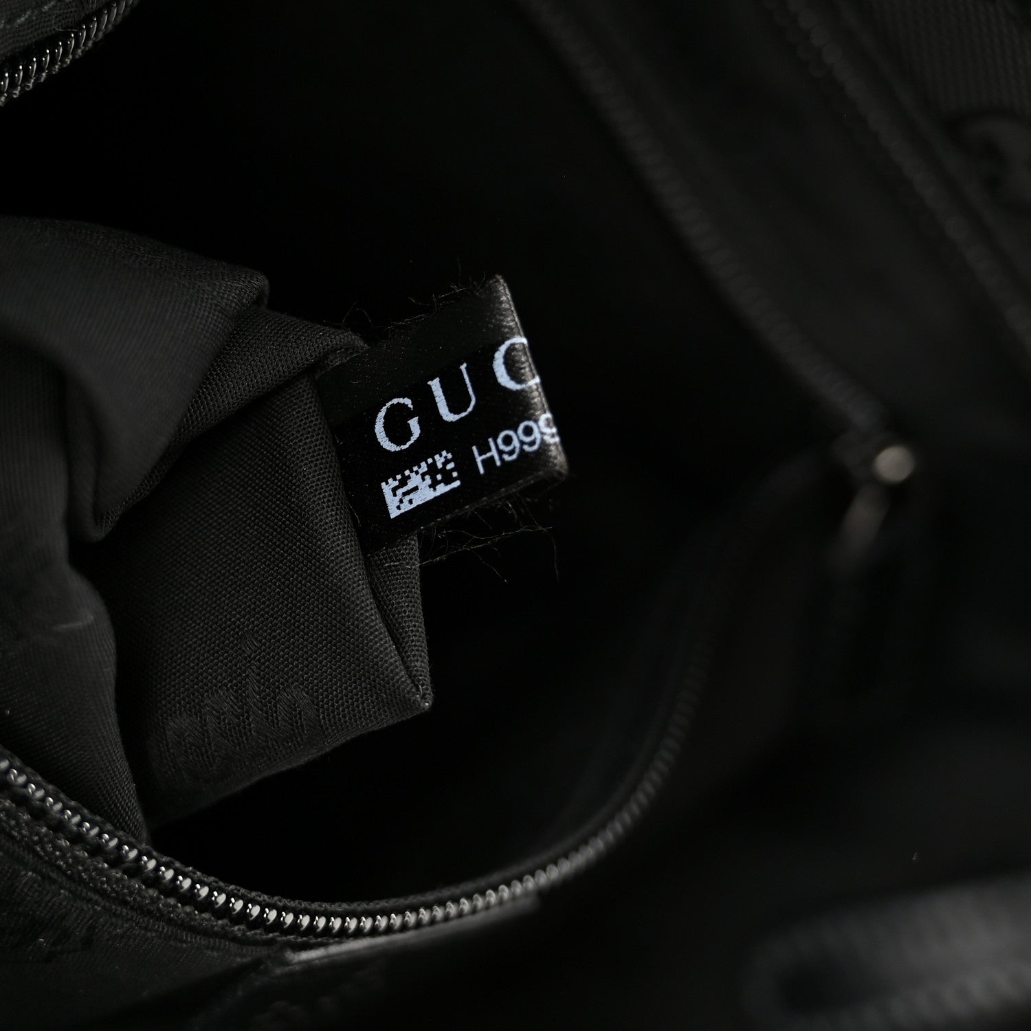 Gucci Imprime Monogram Medium Flat Messenger Bag Black