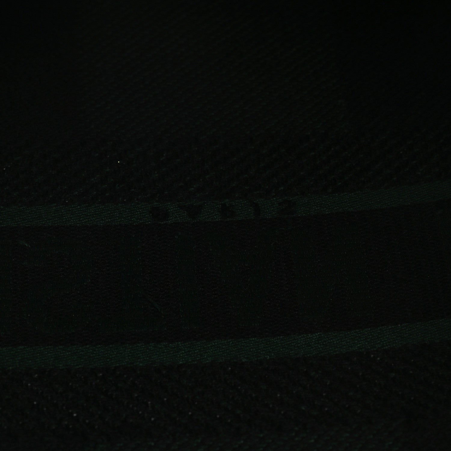 Christian Dior Canvas Embroidered Large Checkered Book Tote Black Green