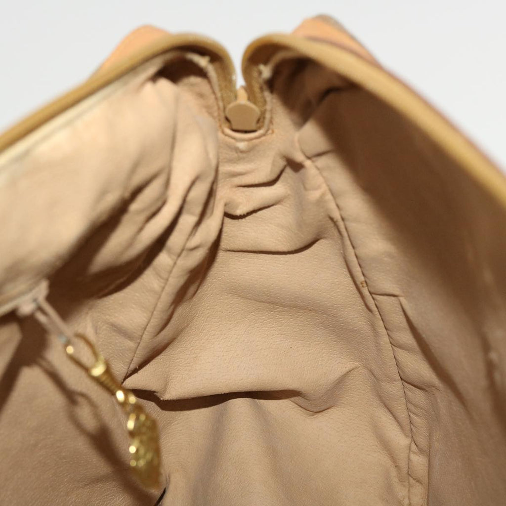 GUCCI Micro GG Canvas Hand Bag PVC Leather Beige 002.104.0033  43224