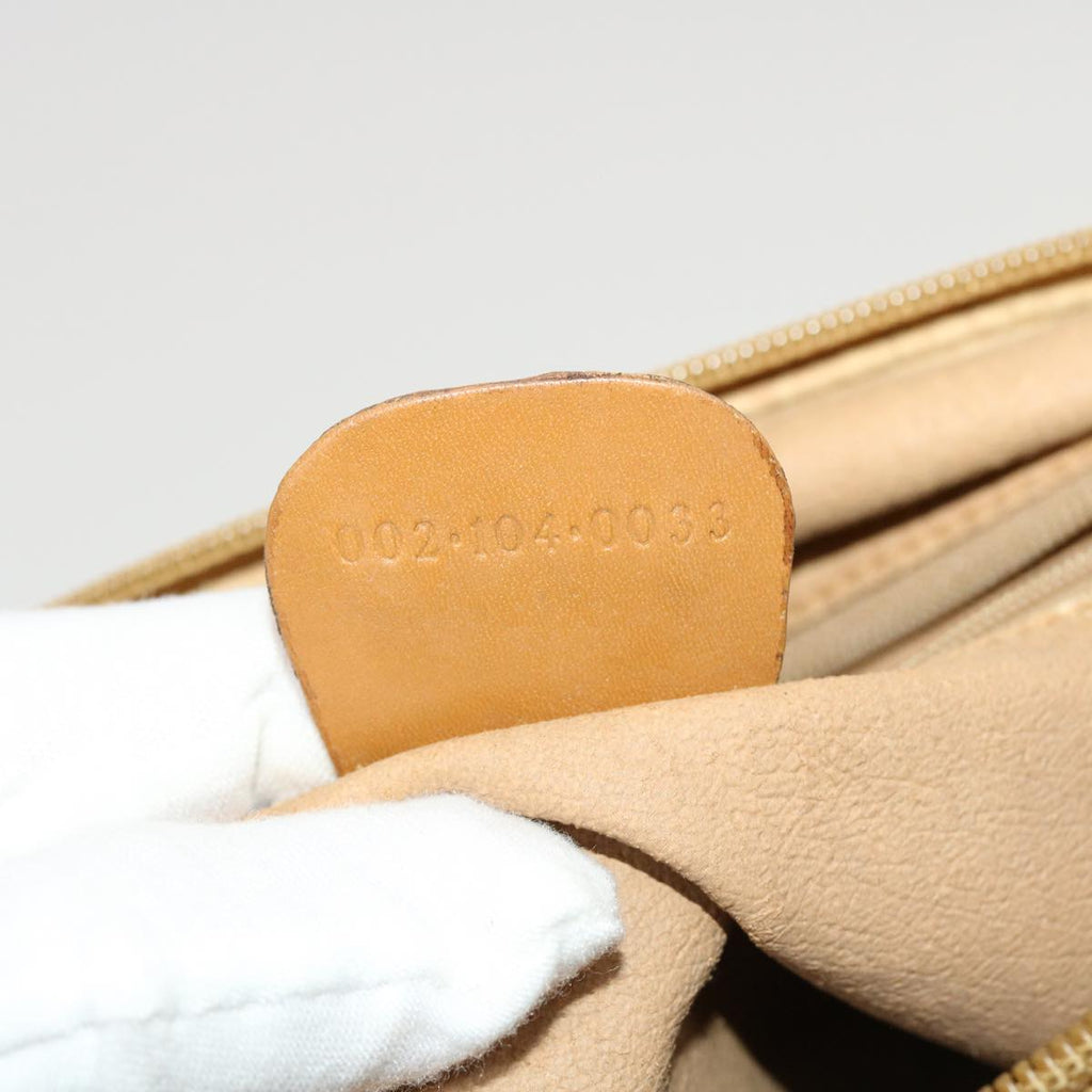 GUCCI Micro GG Canvas Hand Bag PVC Leather Beige 002.104.0033  43224