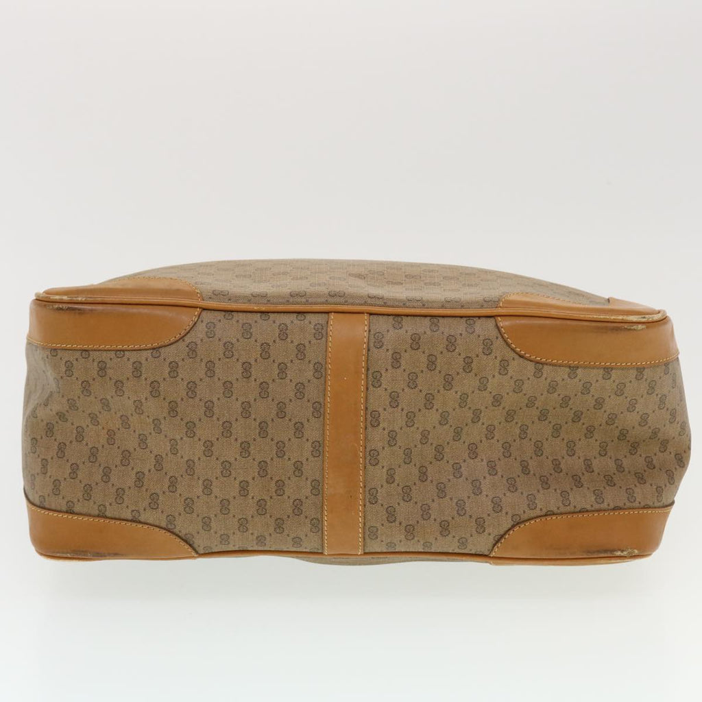 GUCCI Micro GG Canvas Hand Bag PVC Leather Beige 002.104.0033  43224