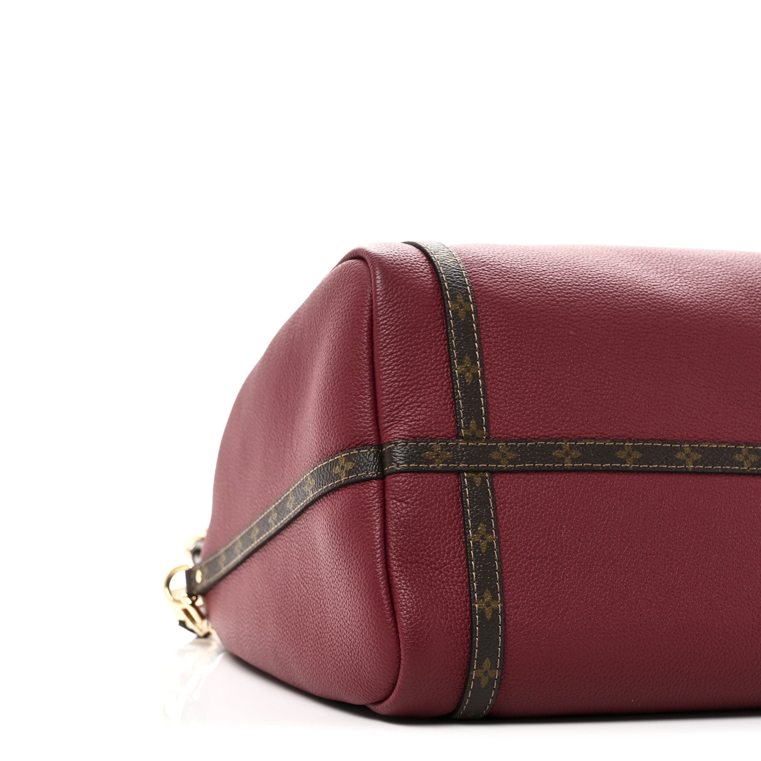 Louis Vuitton Calfskin Monogram Express MM Carmin Red