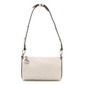 Gucci Sakai Be Green Calfskin Diagonal Stitched Mini Blondie Barrel Shoulder Bag Mystic White