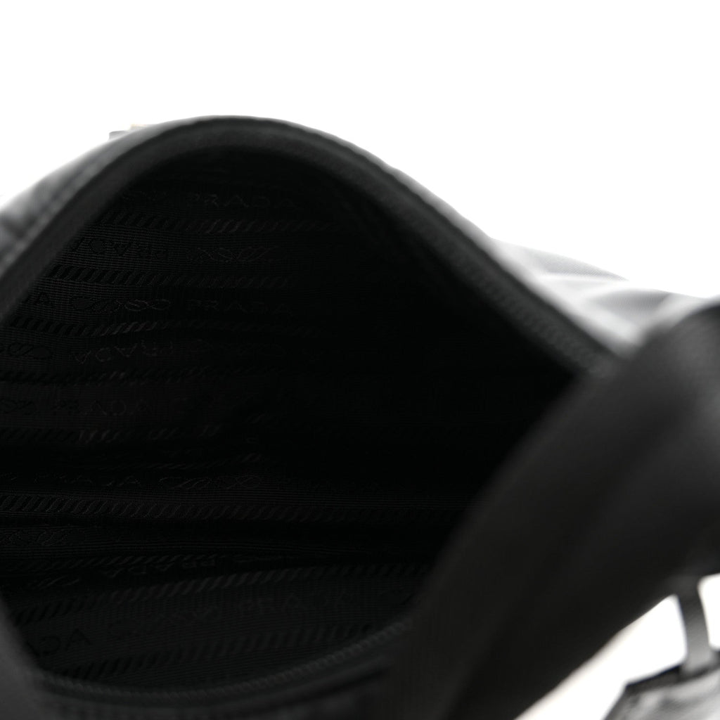 Prada Tessuto Nylon Mini Re-Edition 2000 Bag Black