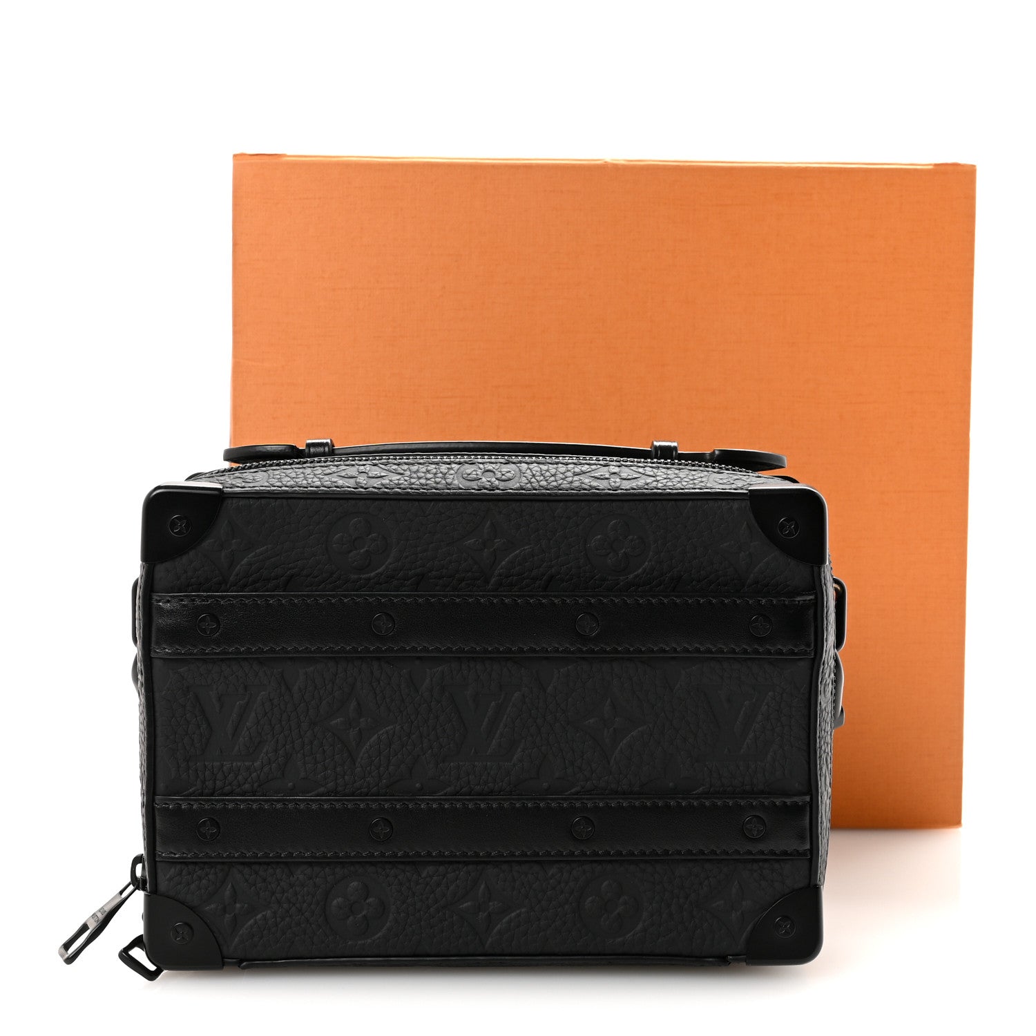 Louis Vuitton Taurillon Monogram Soft Trunk Black
