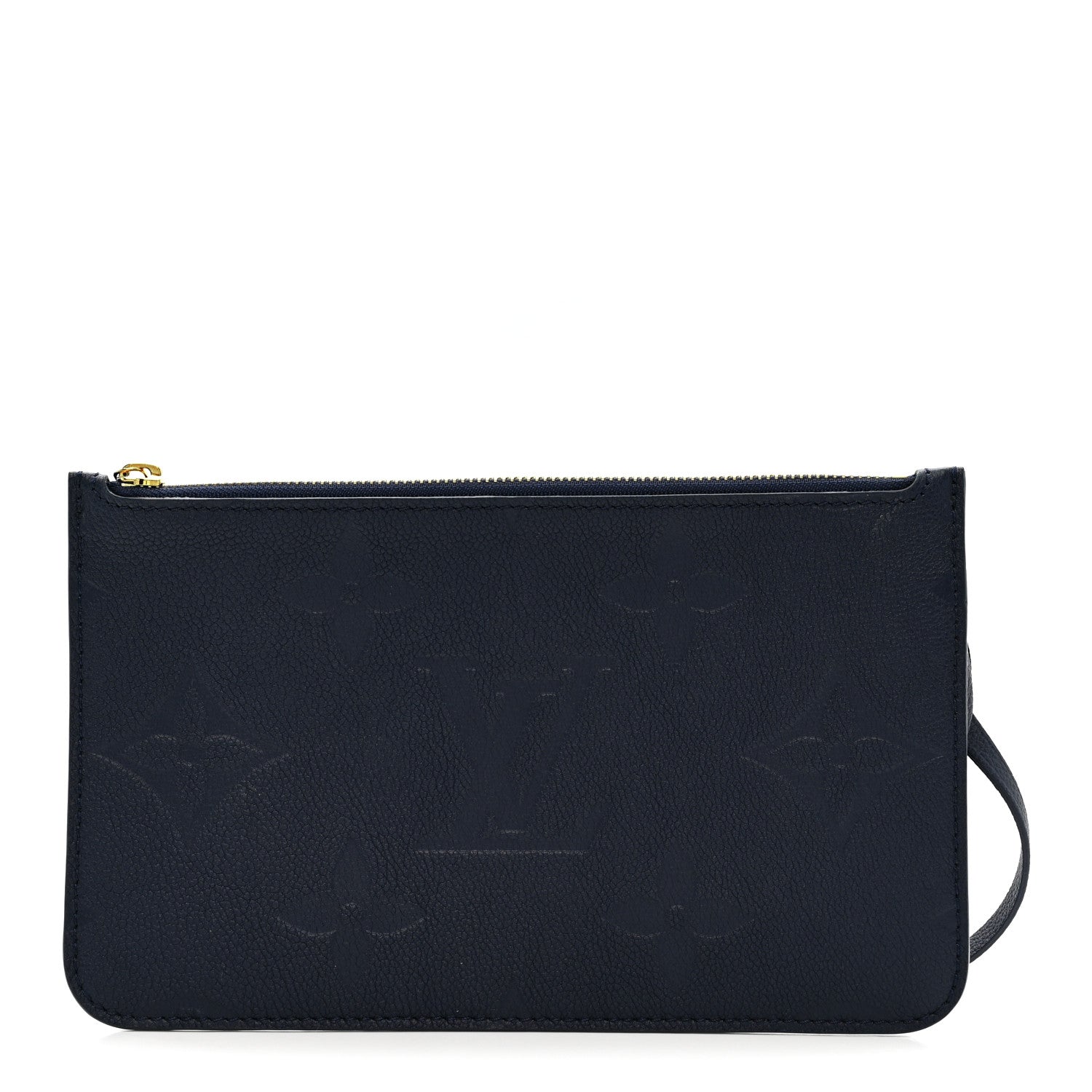 Louis Vuitton Empreinte Monogram Giant Neverfull MM Pochette Navy