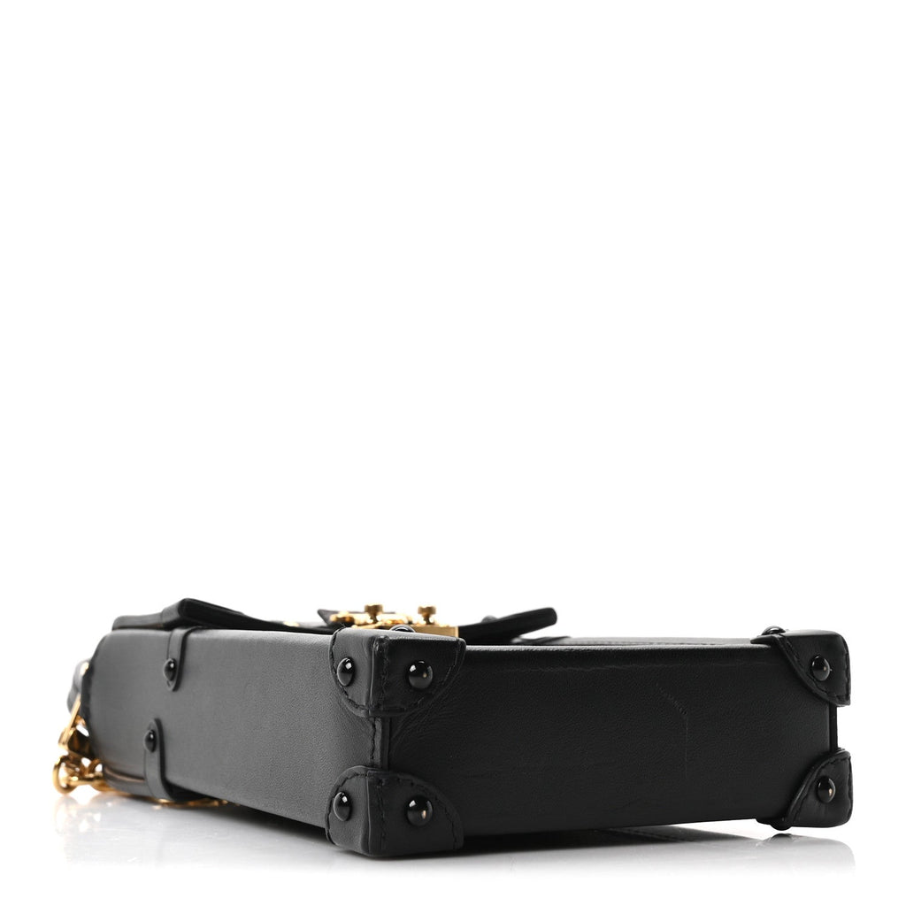 Louis Vuitton Monogram Pochette Trunk Verticale Black