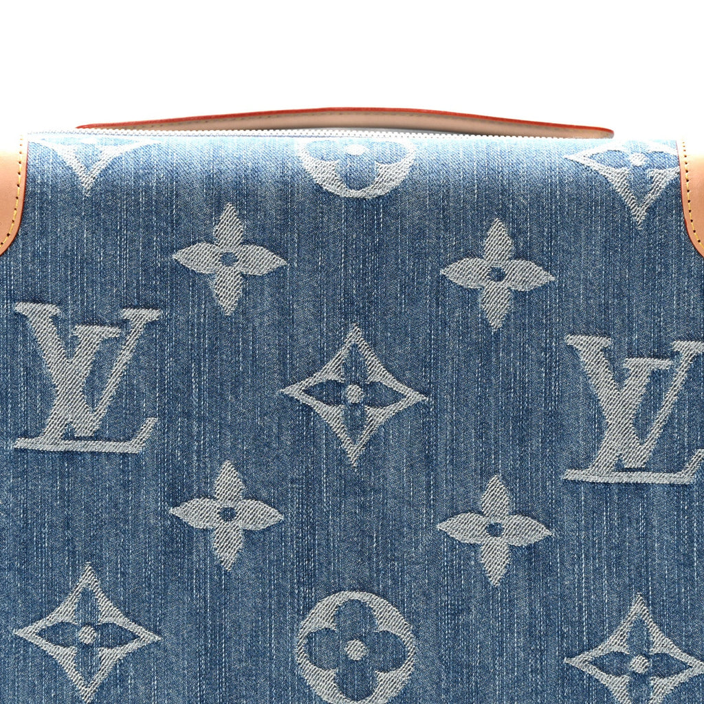 Louis Vuitton Monogram Denim Horizon 55 Blue