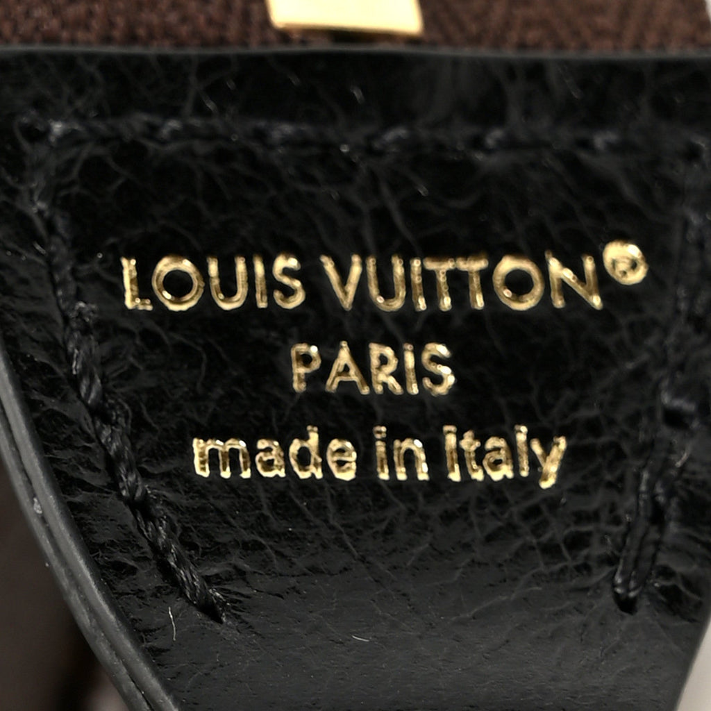 Louis Vuitton Monogram Sequins Pochette Accessories Black
