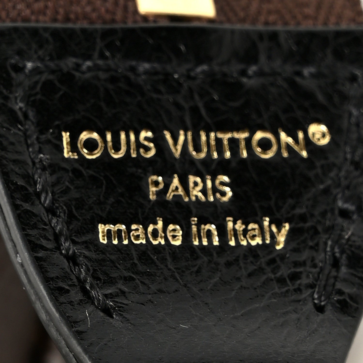 Louis Vuitton Monogram Sequins Pochette Accessories Black