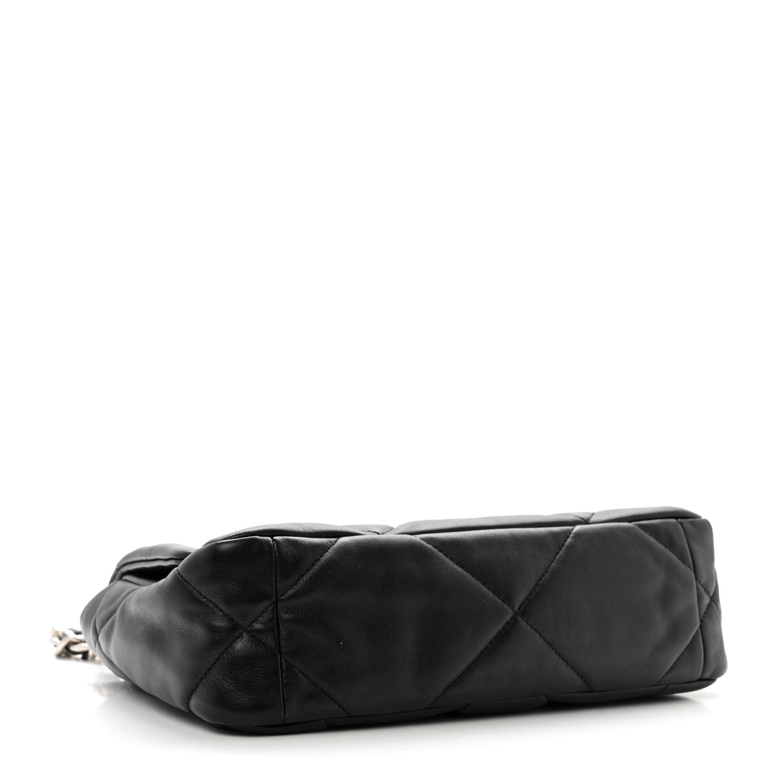 Chanel Lambskin Quilted Medium Chanel 19 Flap Black