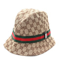 Gucci Monogram Web Bucket Hat M Brown