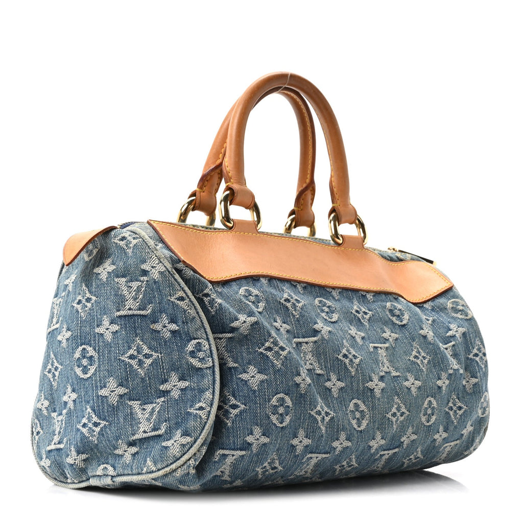 Louis Vuitton Monogram Denim Neo Speedy Blue