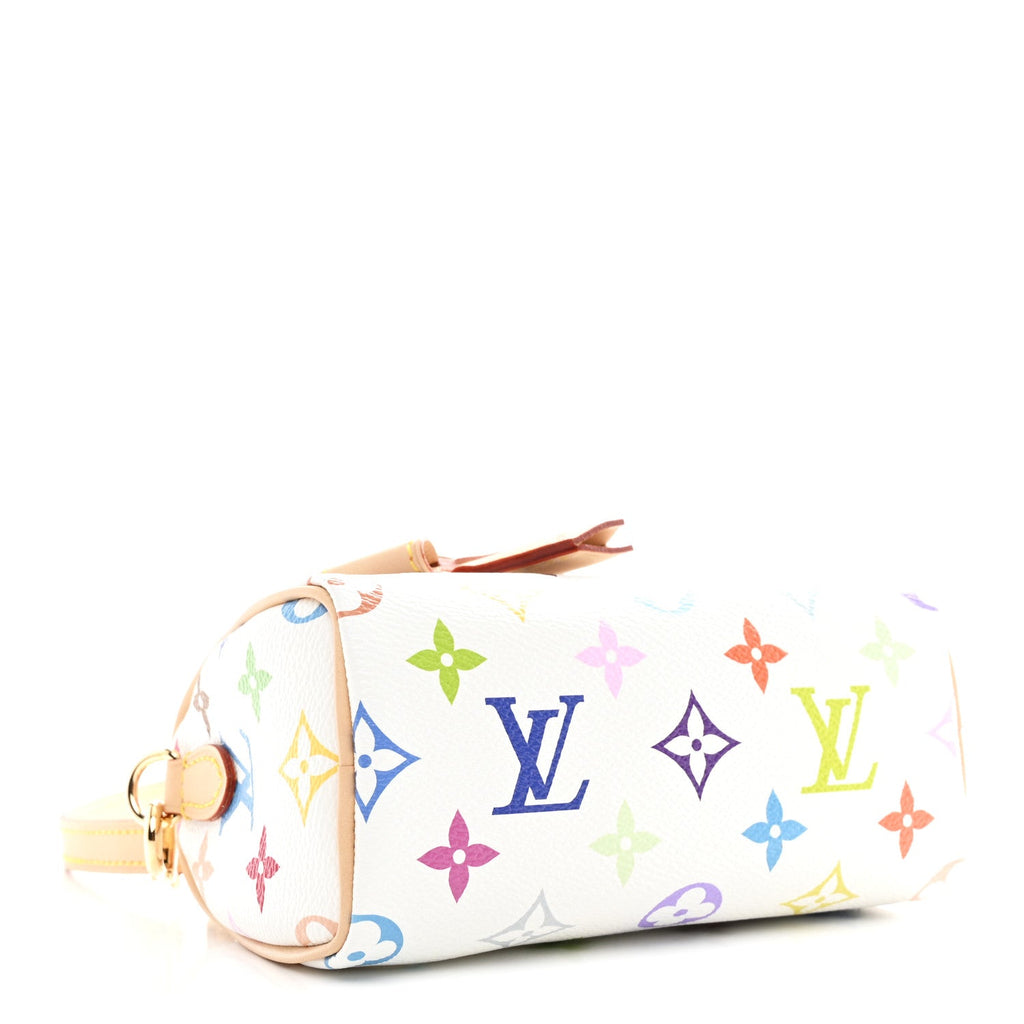 Louis Vuitton LV X TM Monogram Multicolor Nano Speedy White