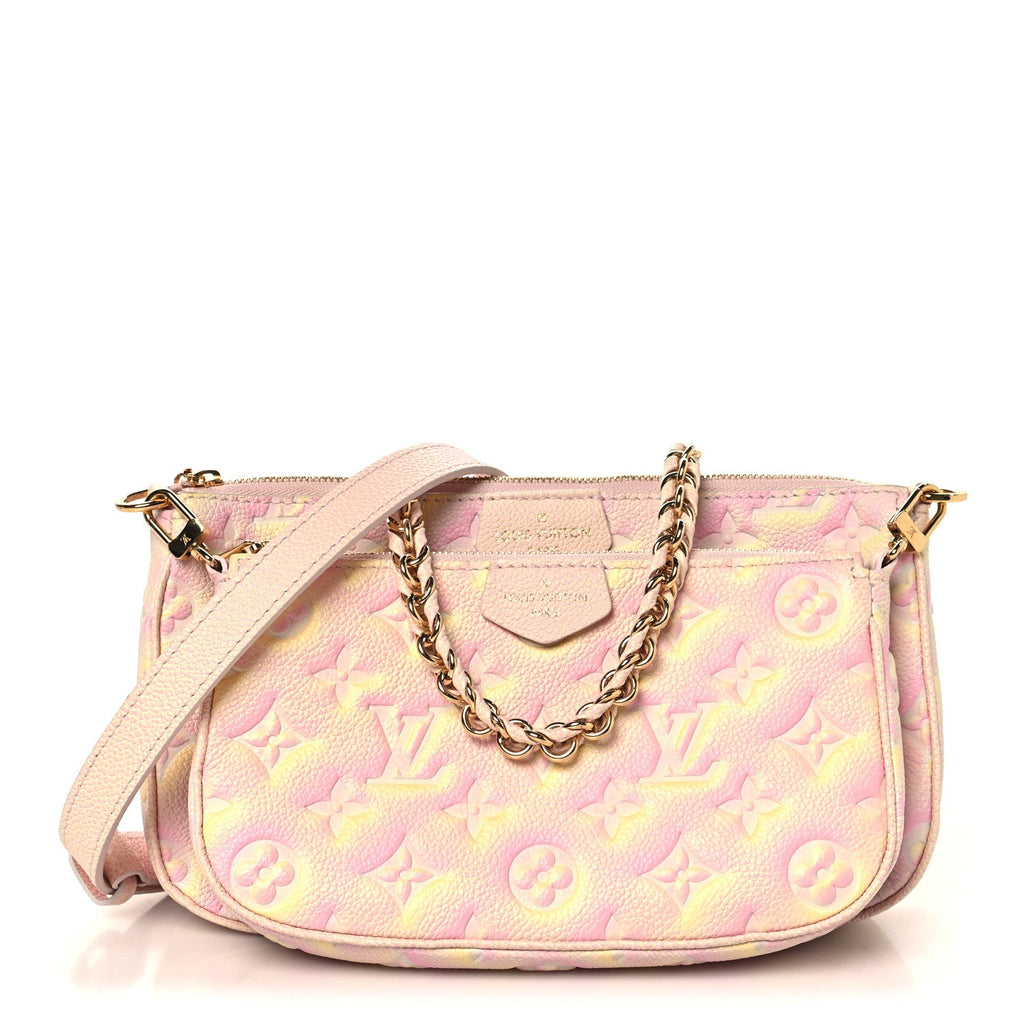 Louis Vuitton Empreinte Monogram Summer Stardust Multi Pochette Accessories Pink