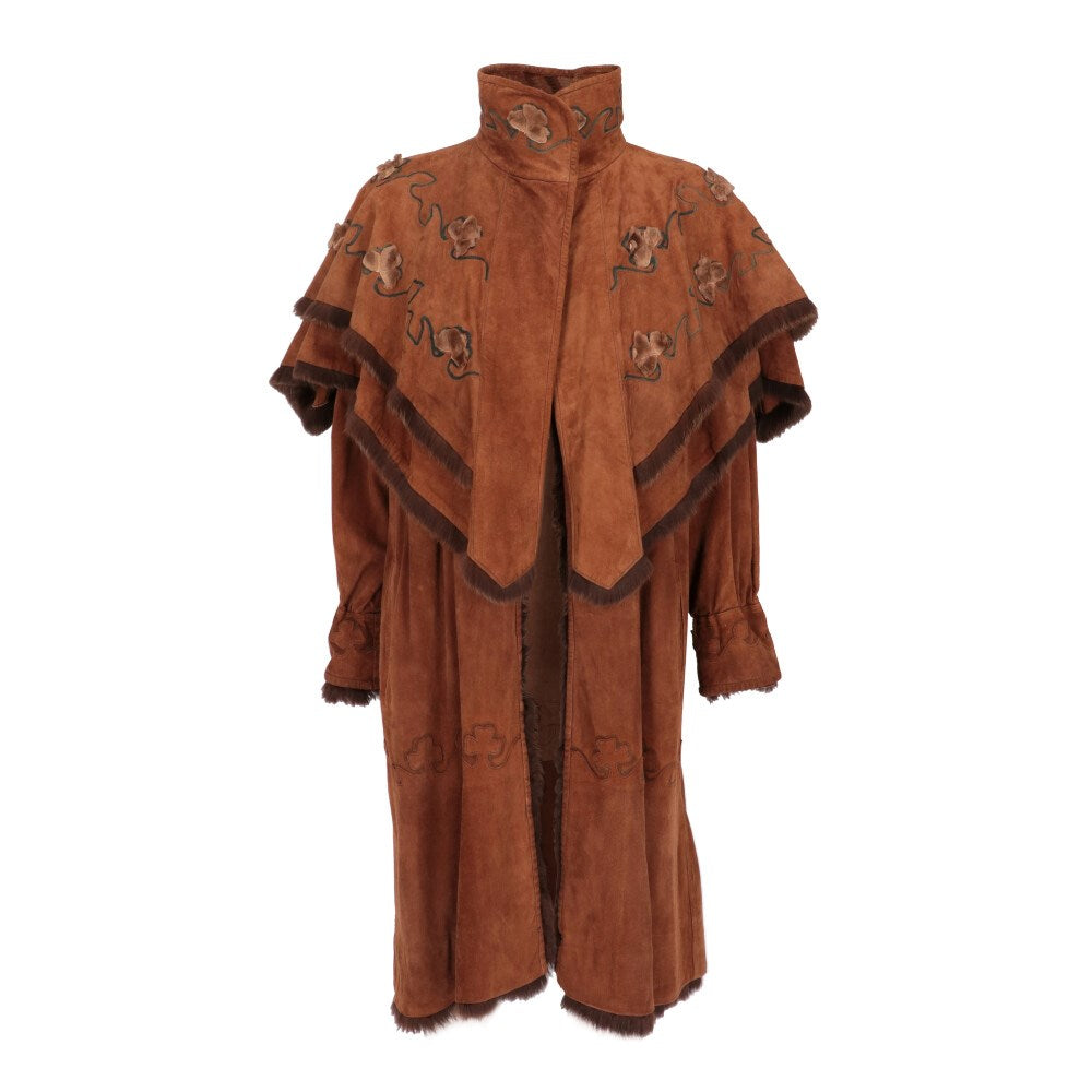 Fendi Suede Double Layer Coat - '70s