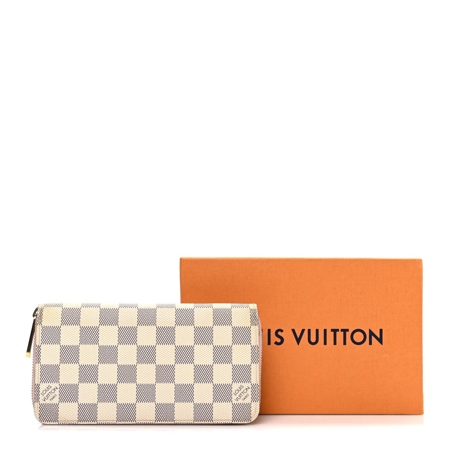 Louis Vuitton Damier Azur Zippy Wallet Rose Ballerine