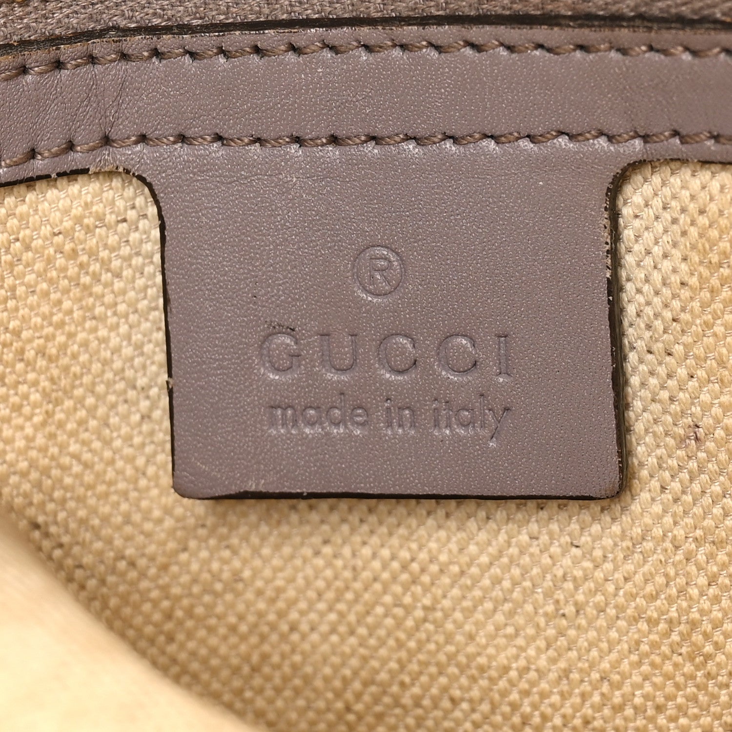 Gucci Monogram Large Heart Bit Charm Hobo Purple