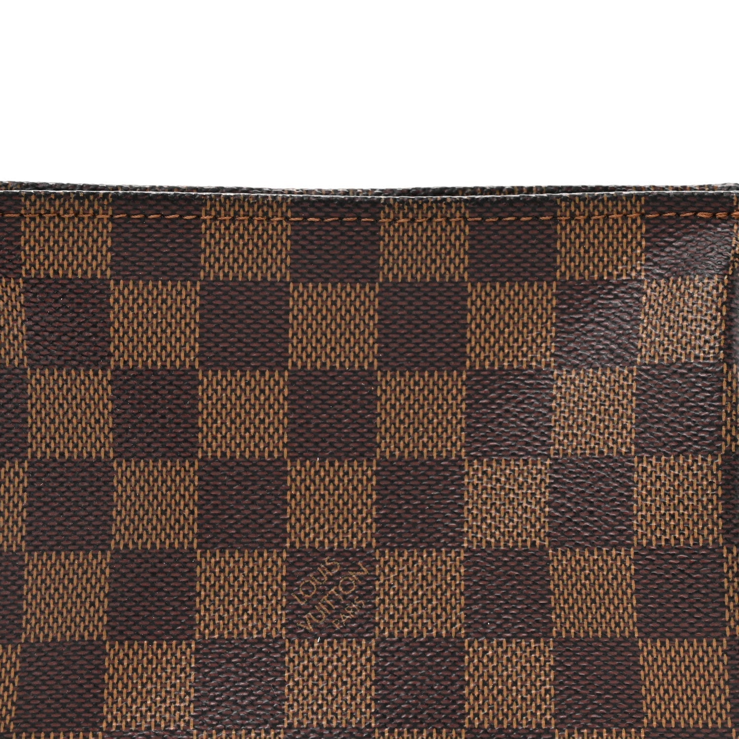 Louis Vuitton Damier Ebene Trousse Make Up Bag Pochette