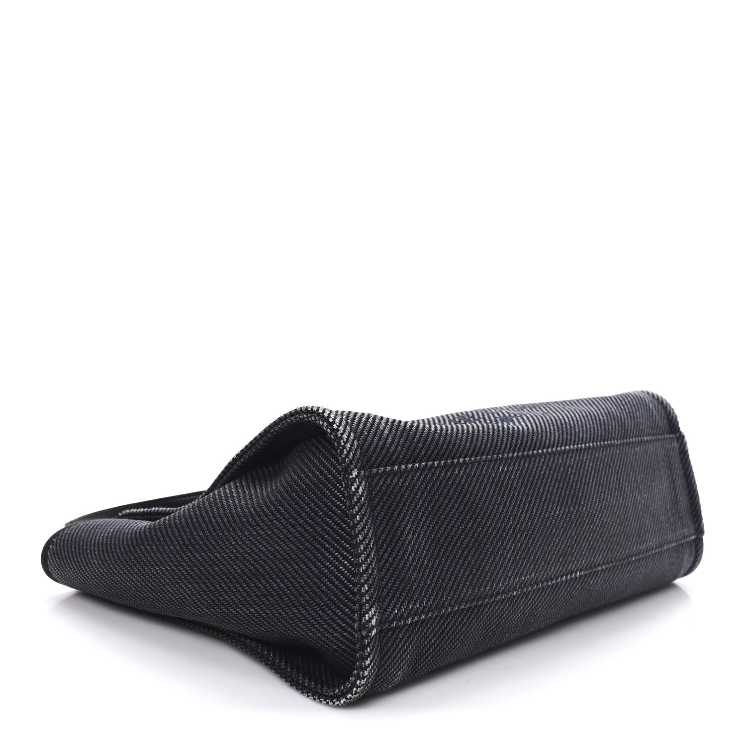 Chanel Mixed Fibers Calfskin Small Deauville Tote Black