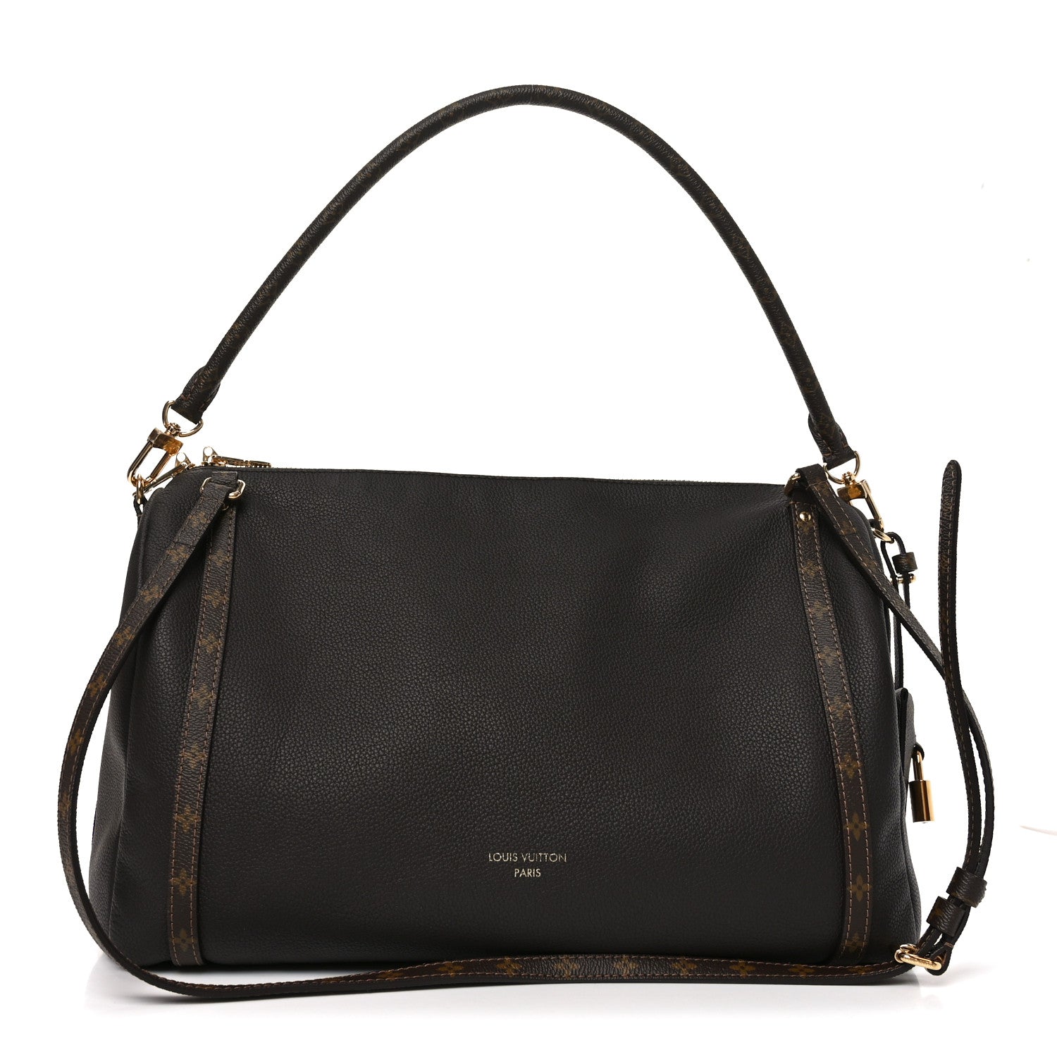 Louis Vuitton Calfskin Monogram Express MM Mahogany