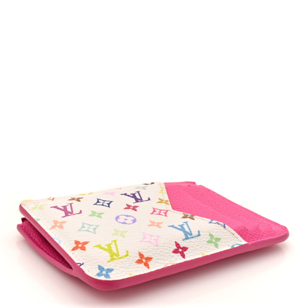 Louis Vuitton LV X TM Monogram Romy Card Holder Kawaii Pink