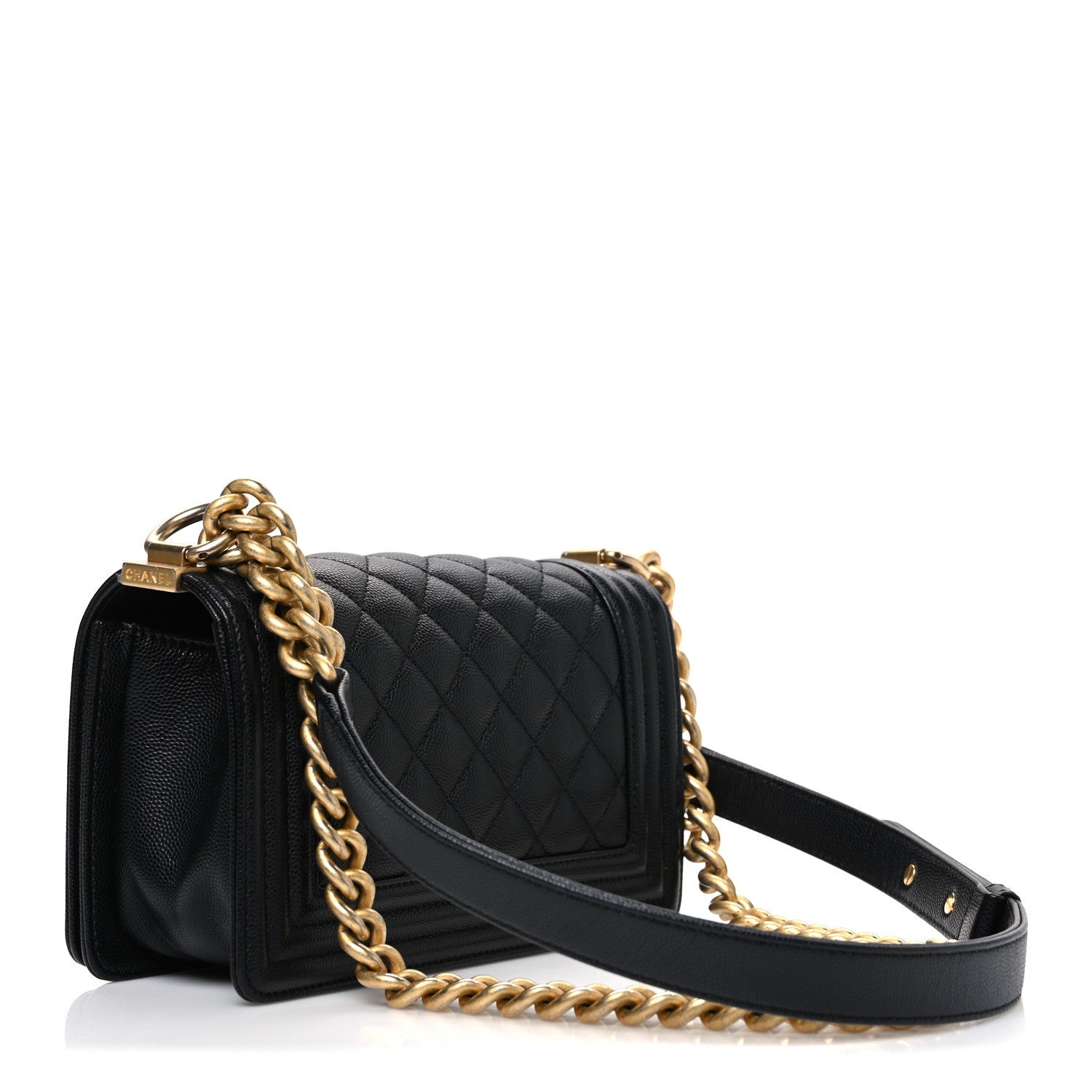 Chanel Caviar Quilted Small Boy Flap Black