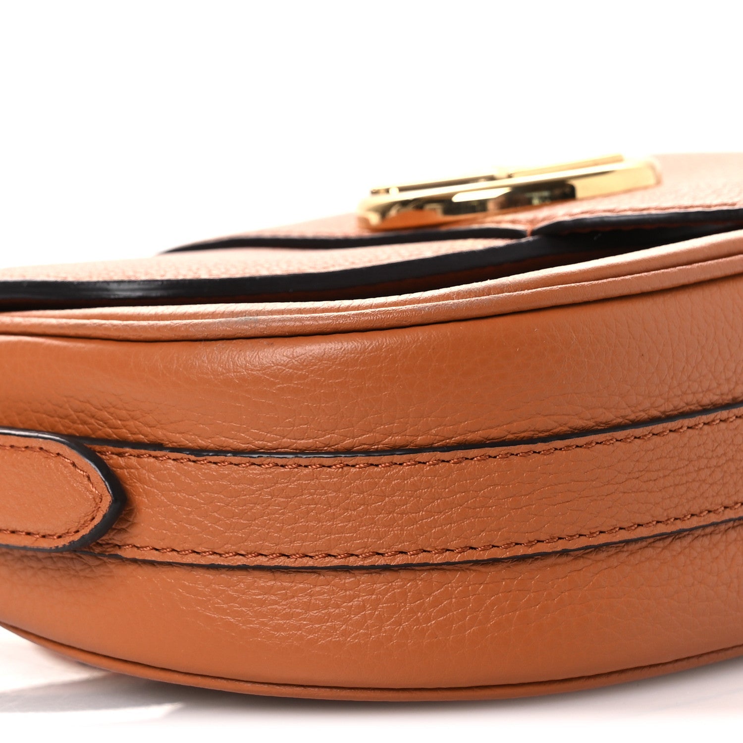 Louis Vuitton Grained Calfskin LV Pont 9 Soft MM Golden Siena