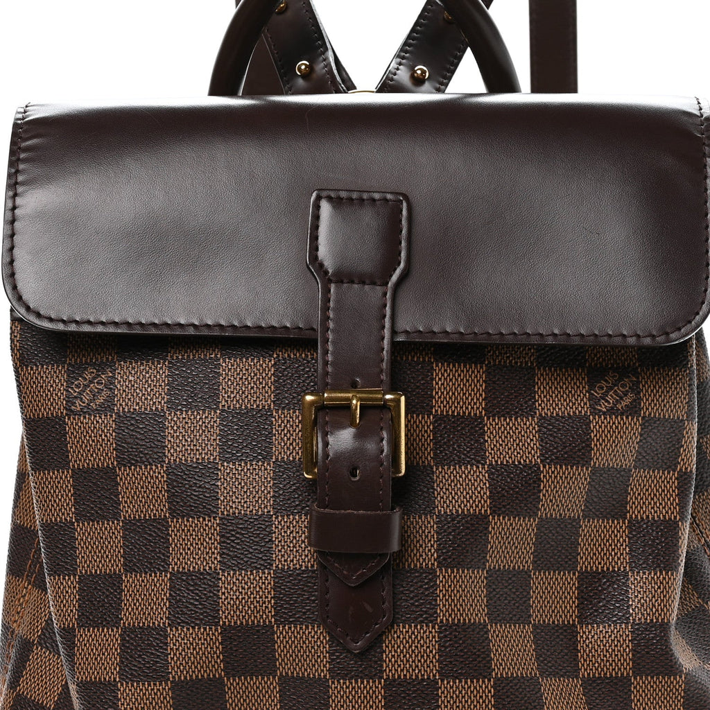 Louis Vuitton Damier Ebene Soho Backpack