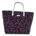 Gucci Canvas Heartbeat Print Medium Tote New Wine