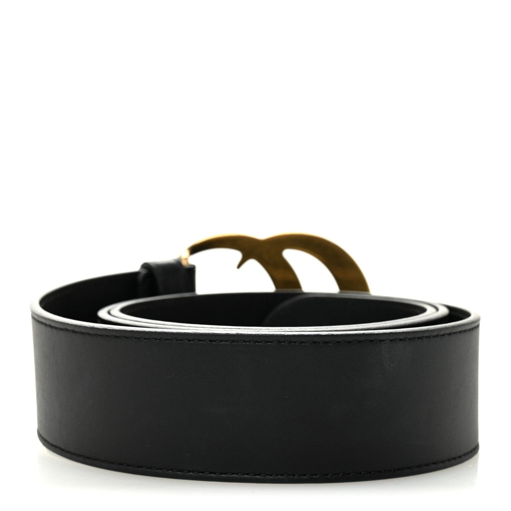 Gucci Calfskin Double G 40mm Belt 85 34 Black