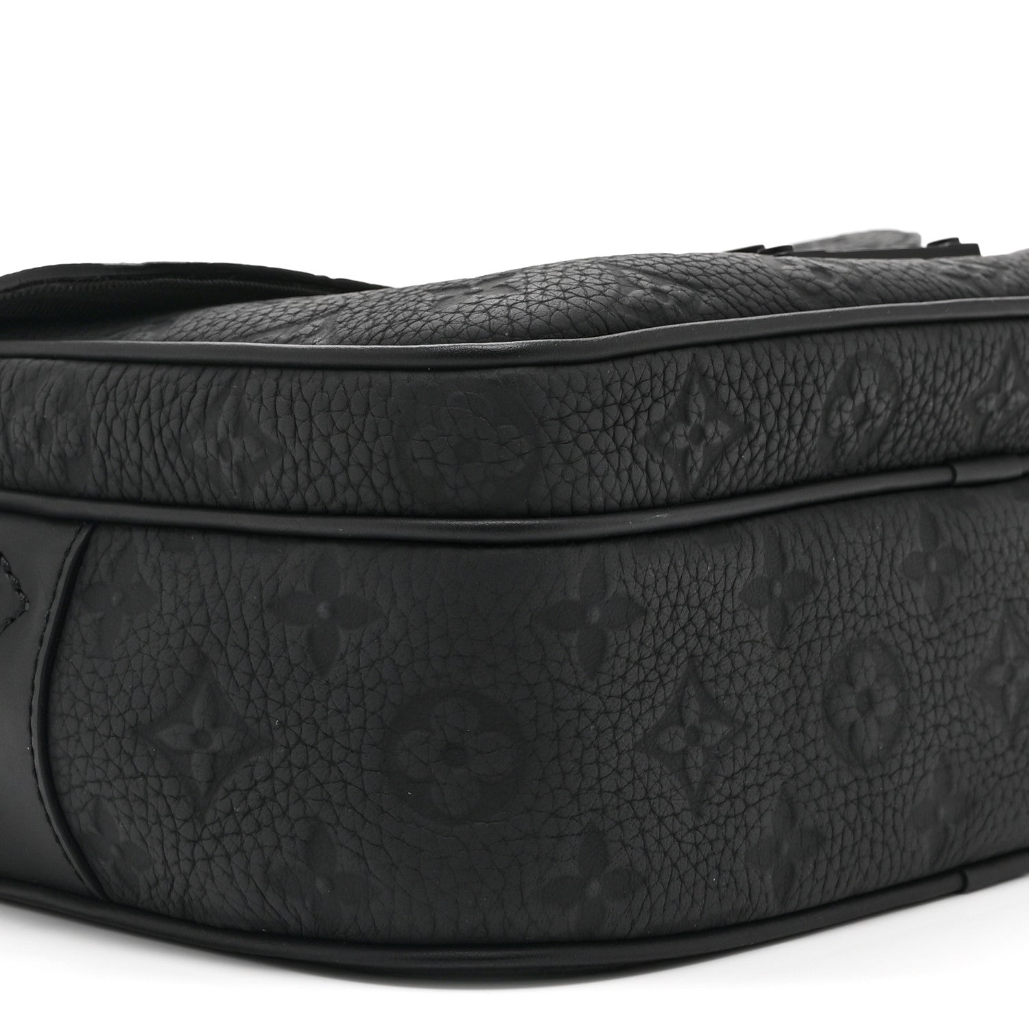 Louis Vuitton Taurillon Monogram S Lock Messenger Black