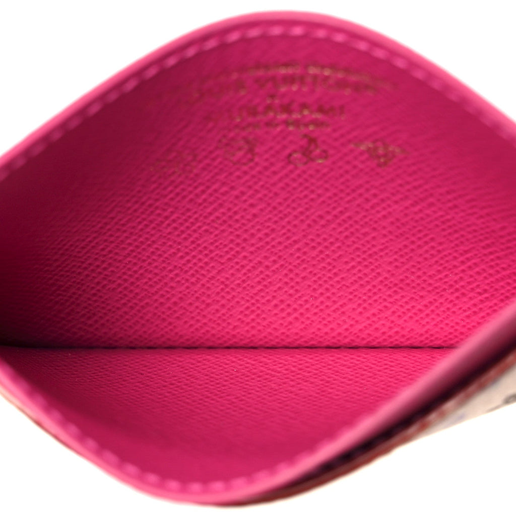 Louis Vuitton LV X TM Monogram Multicolor Card Holder Kawaii Pink