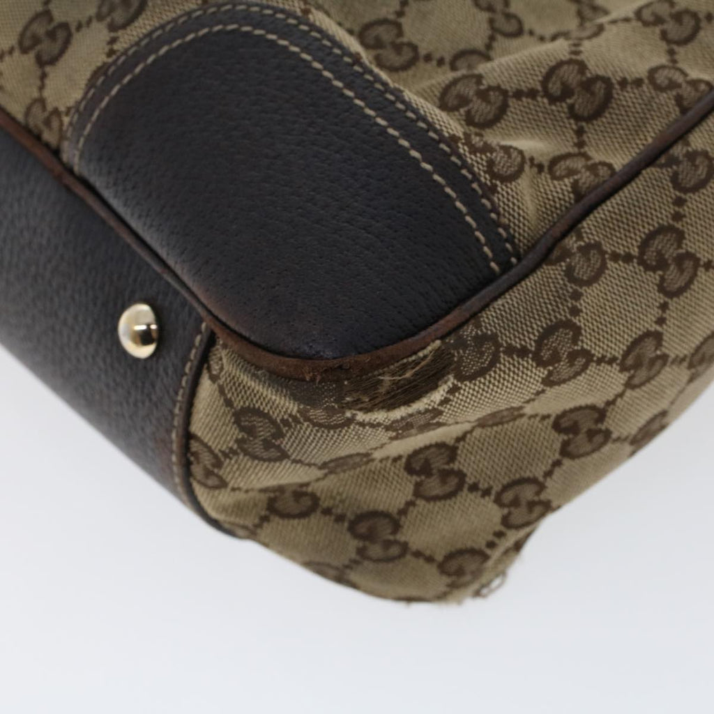 GUCCI GG Canvas Web Sherry Line Shoulder Bag Beige Red Green 163805  43883