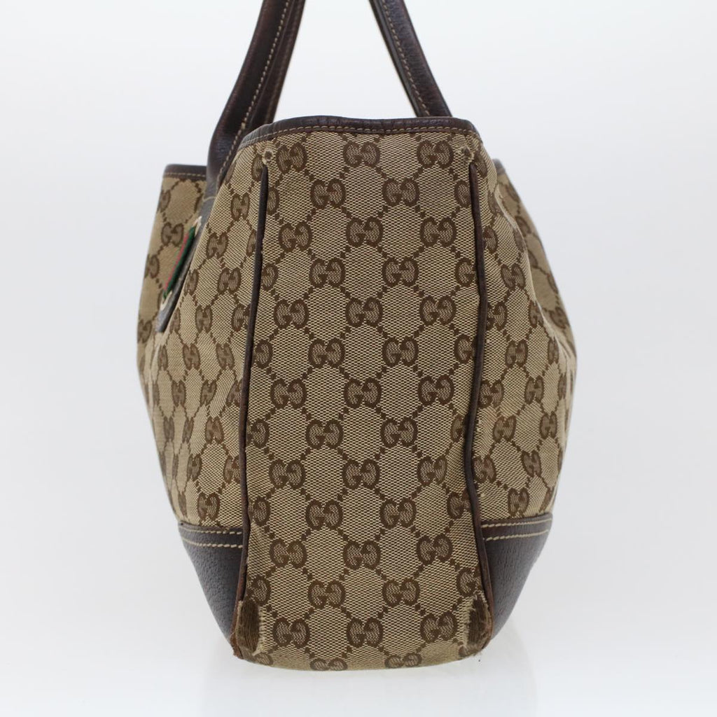 GUCCI GG Canvas Web Sherry Line Shoulder Bag Beige Red Green 163805  43883