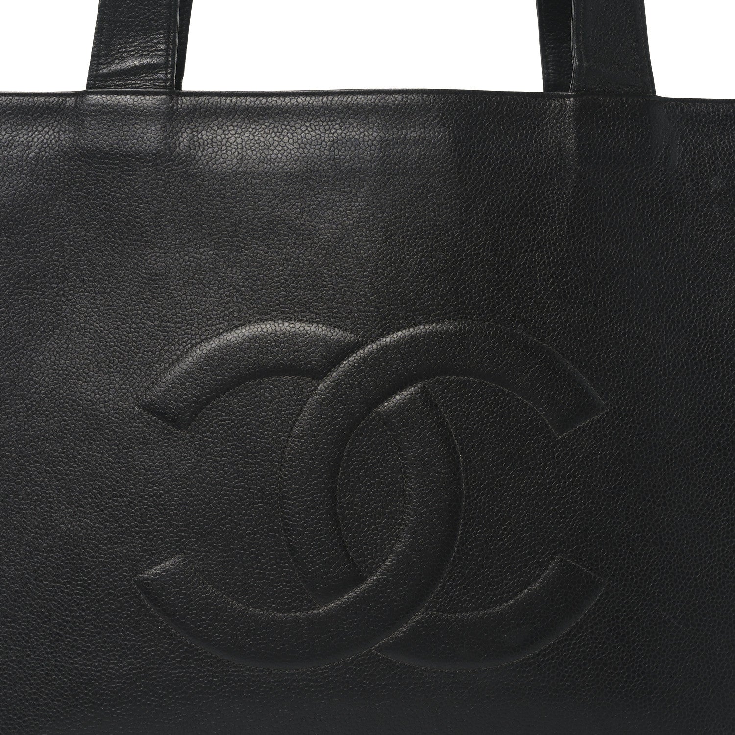 Chanel Caviar CC Tote Black