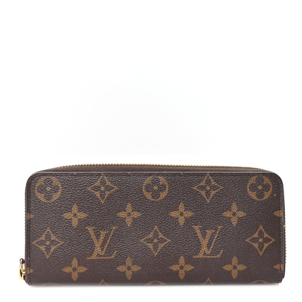 Louis Vuitton Monogram Clemence Wallet Fuchsia
