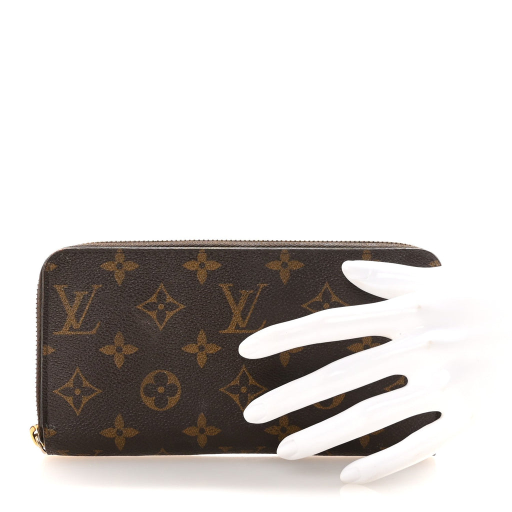 Louis Vuitton Monogram Zippy Wallet Rose Ballerine