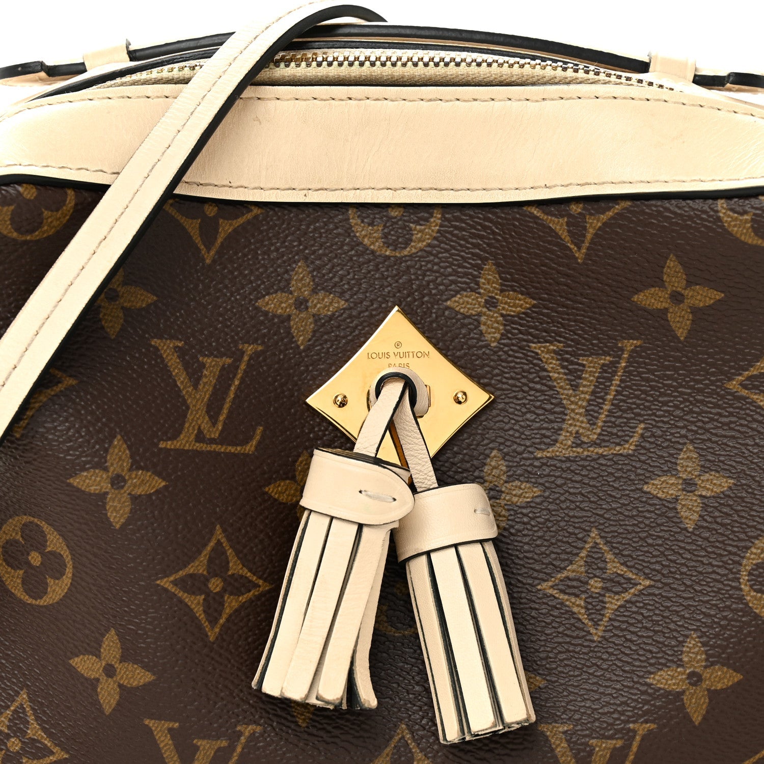 Louis Vuitton Monogram Saintonge Creme