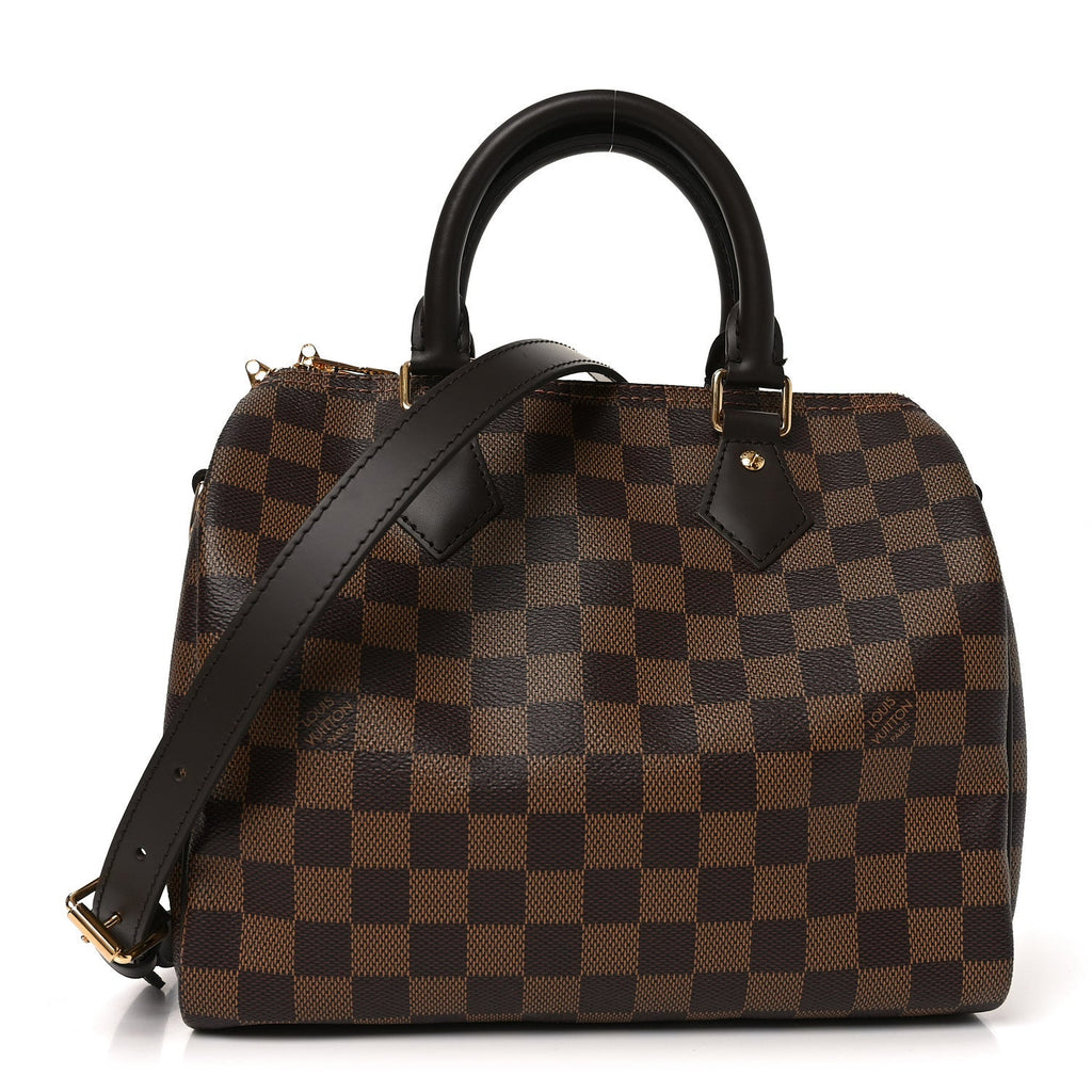 Louis Vuitton Damier Ebene Speedy Bandouliere 25