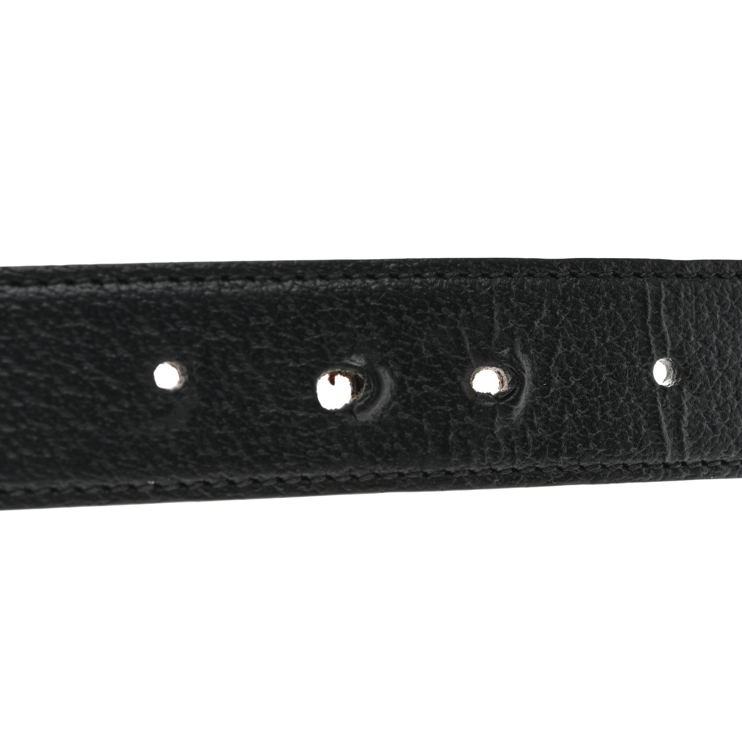 Gucci Textured Dollar Calfskin Ciny Calf Lux Squared Interlocking G 30mm Reversible Belt 105 42 Brown Black