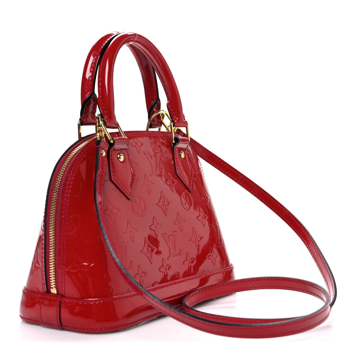 Louis Vuitton Vernis Alma BB Rose Indien