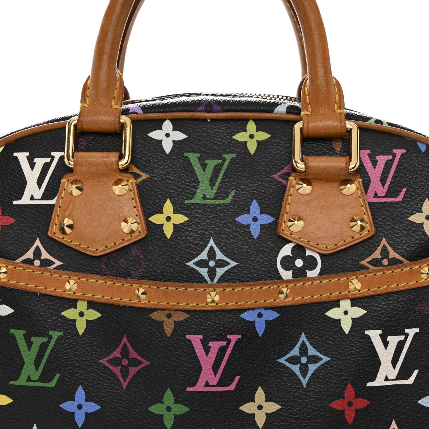 Louis Vuitton Monogram Multicolor Trouville Black
