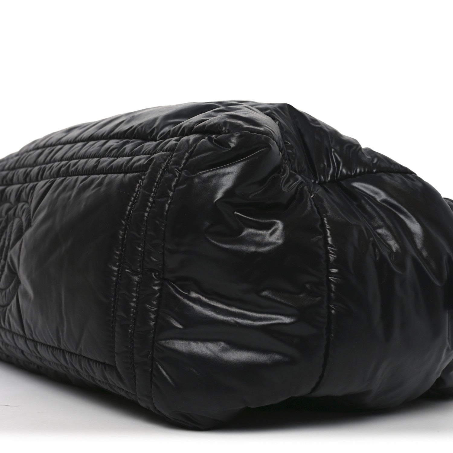 Chanel Nylon Coco Cocoon Large Reversible Tote Black